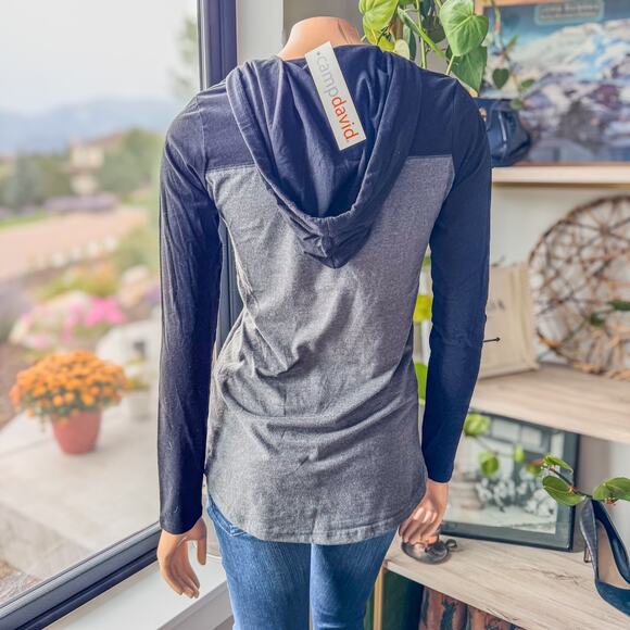 NWT-Camp David West Point Army Black Nights Hooded Long Sleeve Tee-Women's Small - Picture 5 of 9